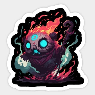 Panda magic wizard Sticker